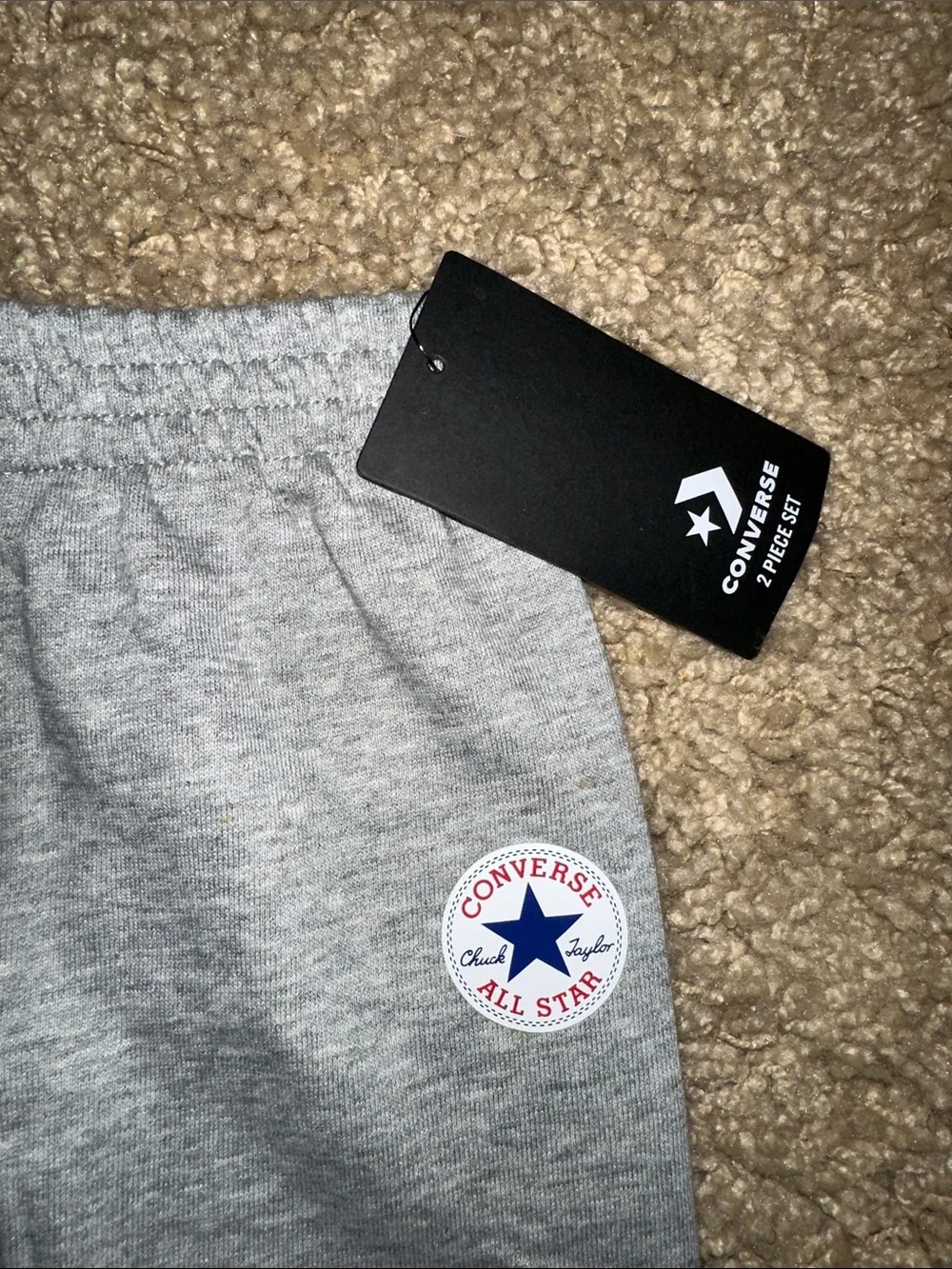 NWT Converse Gray Sweatpants (18 Months)